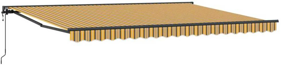 Markizės rėmas Geltonas ir Pilkas 450 × 300 cm