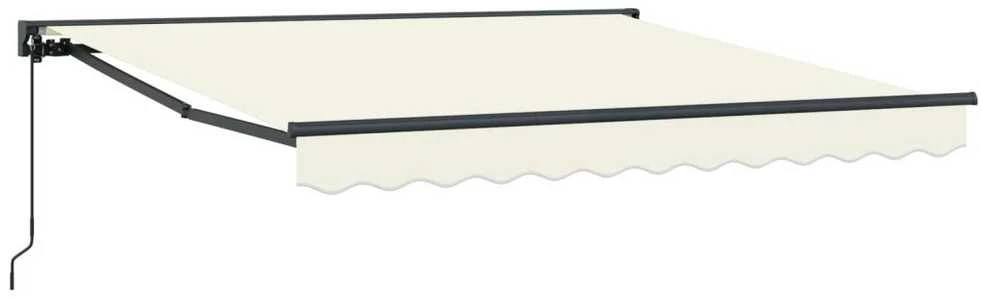 Ištraukiama markizė Kreminė 300 x 250 cm Poliesteris ir Metalas