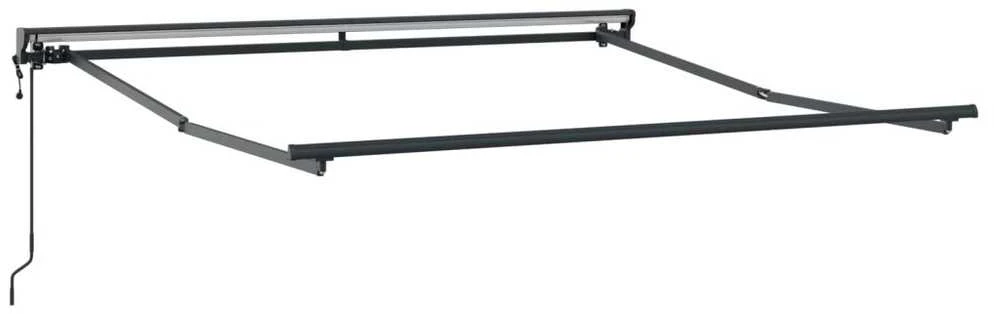 Ištraukiama markizė Kreminė 350 x 250 cm Poliesteris ir Metalas
