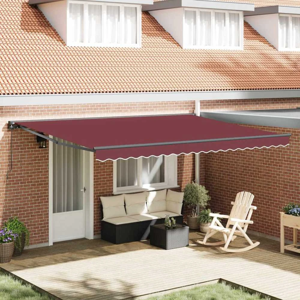 Markizės rėmas Vyšninė 450 × 300 cm Poliesteris su PU danga