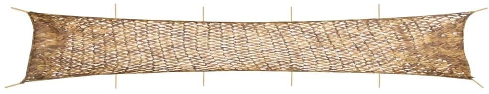 Maskuojantis tinklas su daiktadėže, 1038x137 cm, smėlio spalvos