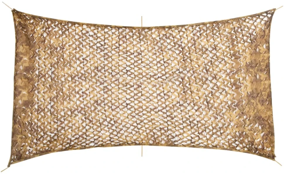 Maskuojantis tinklas su daiktadėže, 506x279 cm, smėlio spalvos