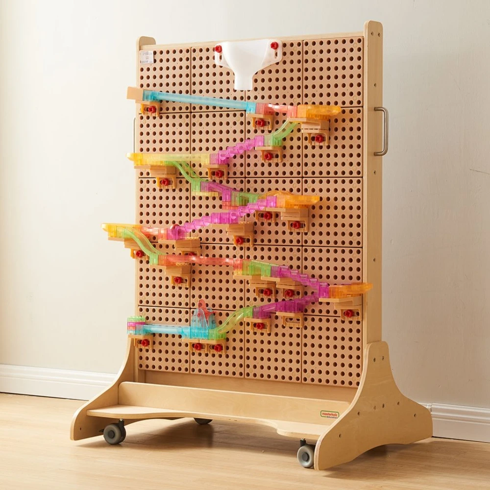 MASTERKIDZ laisvai pastatoma STEM kūrybinio mokymosi lenta 166 x 125 cm ir priedų rinkinys