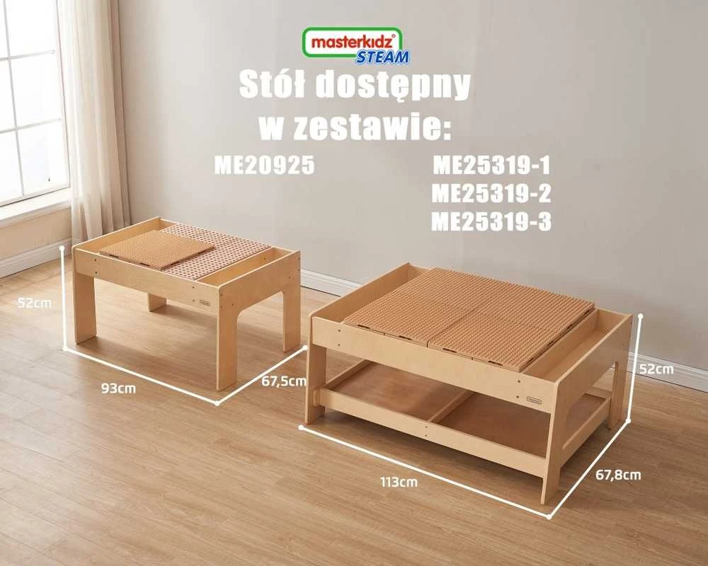 MASTERKIDZ medinis edukacinis STEM staliukas su priedais