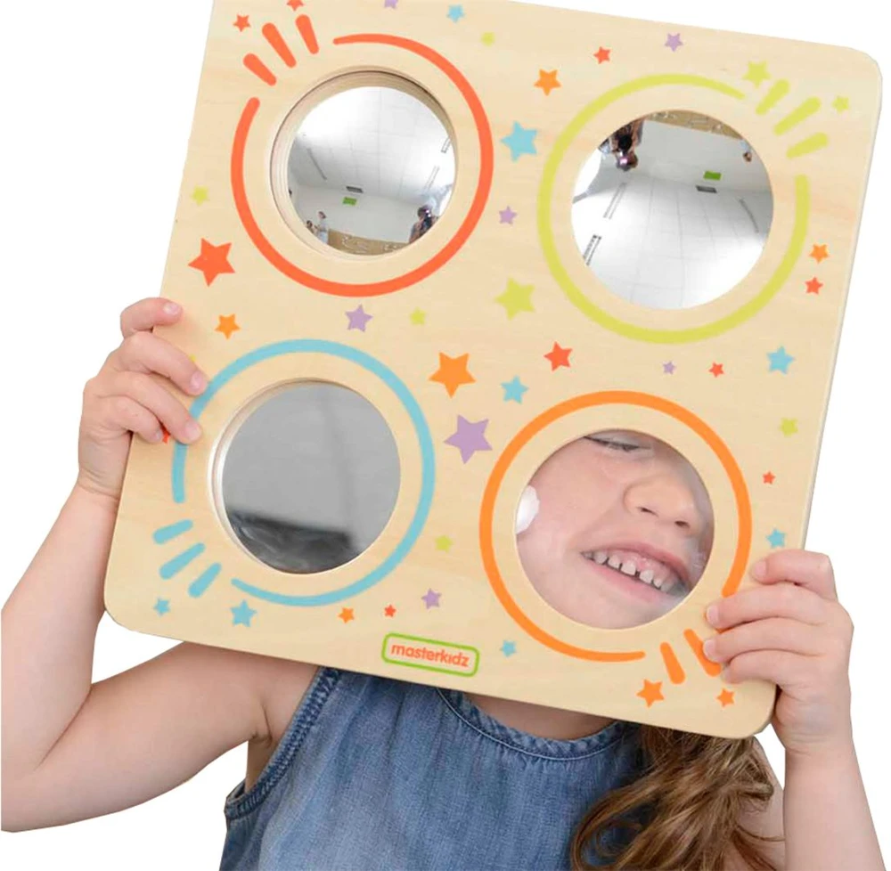 Masterkidz Sensorycinė Tablica su Veidrodžiais ir Lęšiais