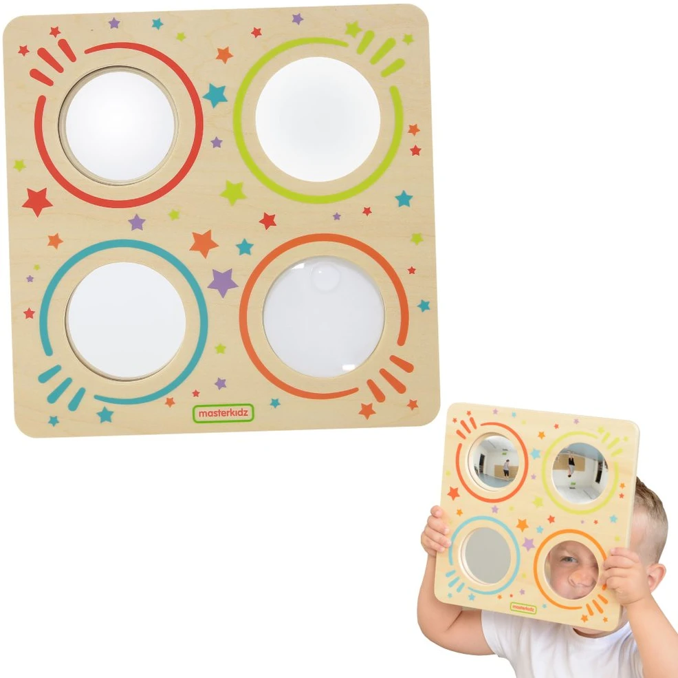 Masterkidz Sensorycinė Tablica su Veidrodžiais ir Lęšiais