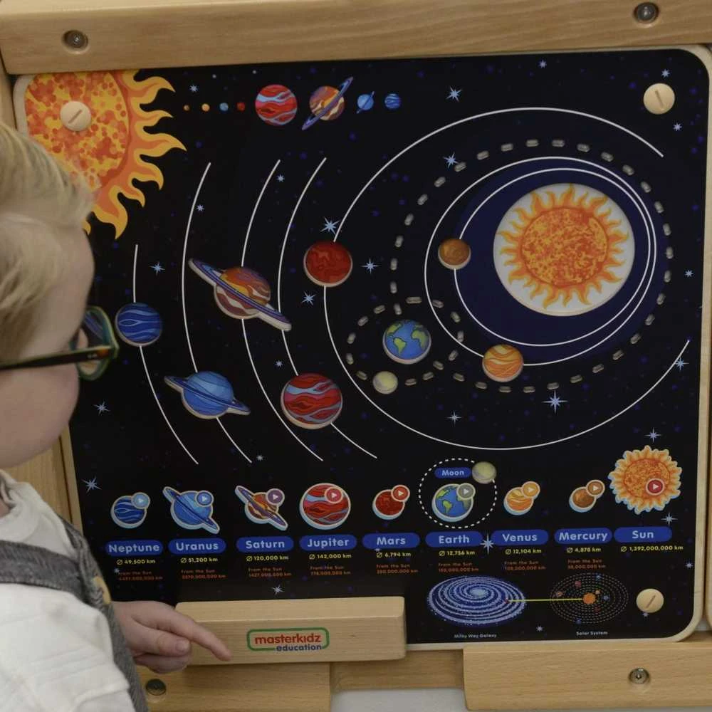 MASTERKIDZ saulės sistemos edukacinė lenta