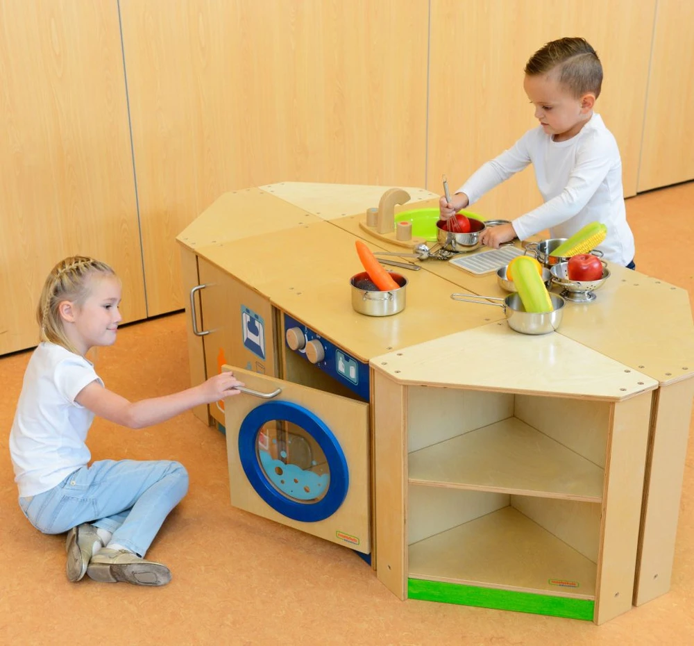 Masterkidz Medinė Nubrokuota Spinta - Didelė