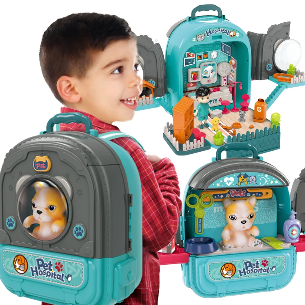 Mažojo veterinaro rinkinys 3in1 WOOPIE