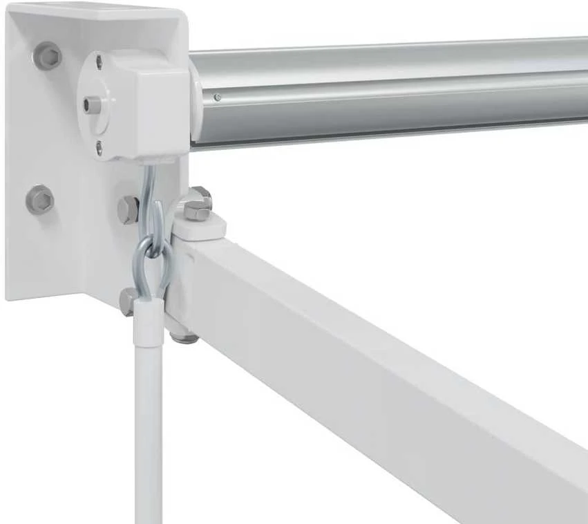 Mechaninis traukiamas markizės rėmas Baltas 2,5 x 2 m Aliuminis