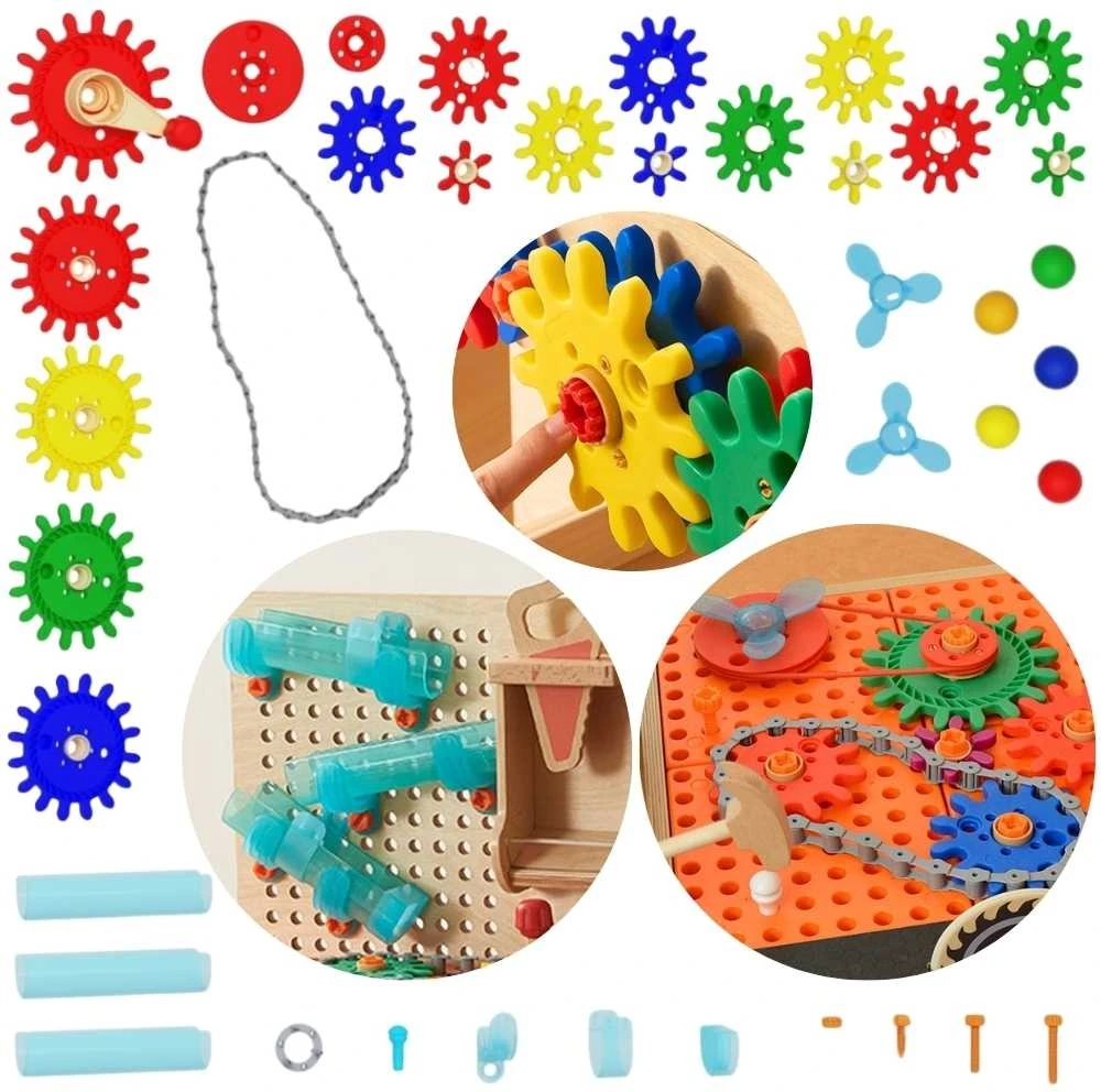 Mechanizmų ir pavarų rinkinys MASTERKIDZ STEM