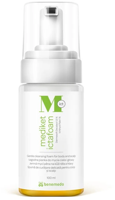 Mediket ictafoam prausimosi putos, 100 ml