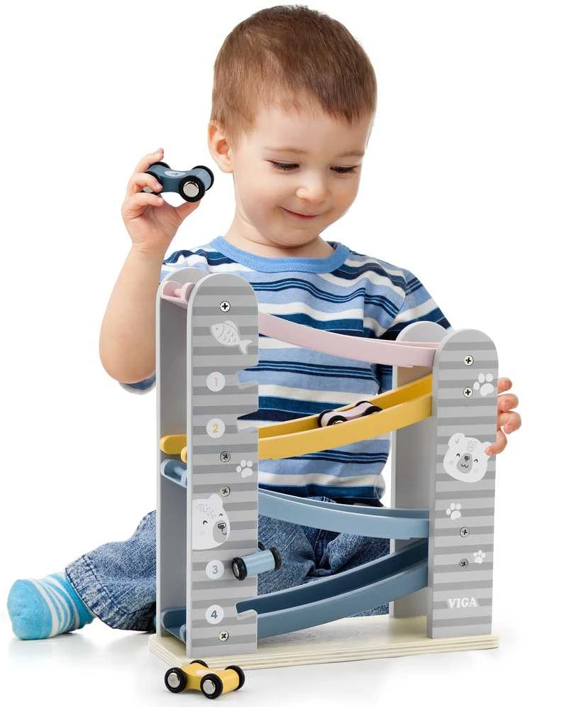 Viga Toys Medinė Automobilių Čiuožykla ''Viga'' ''PolarB''
