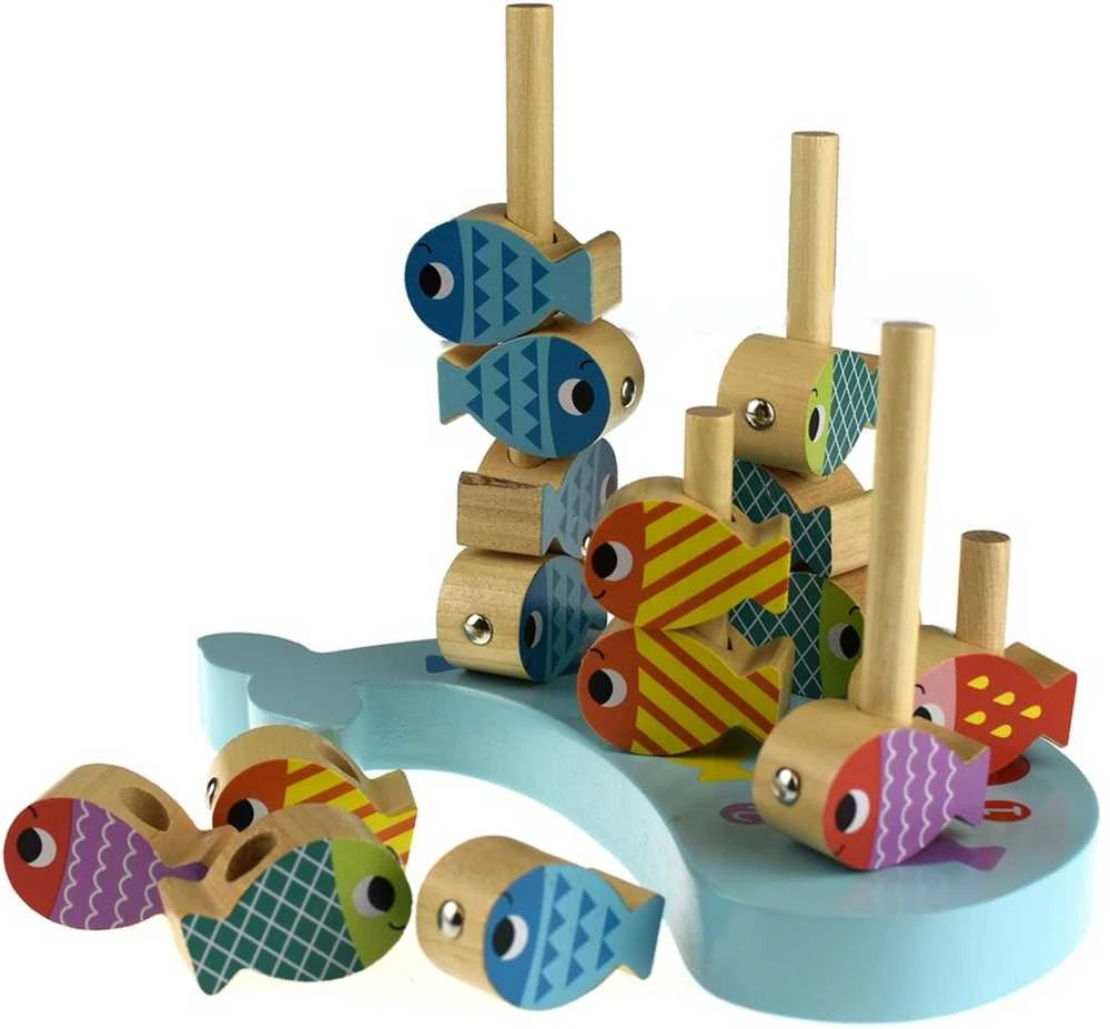 Tooky Toys TOOKY TOY Medieninė Žaidimų Rinkinys Banginys ir Žuvytės 4 Viename