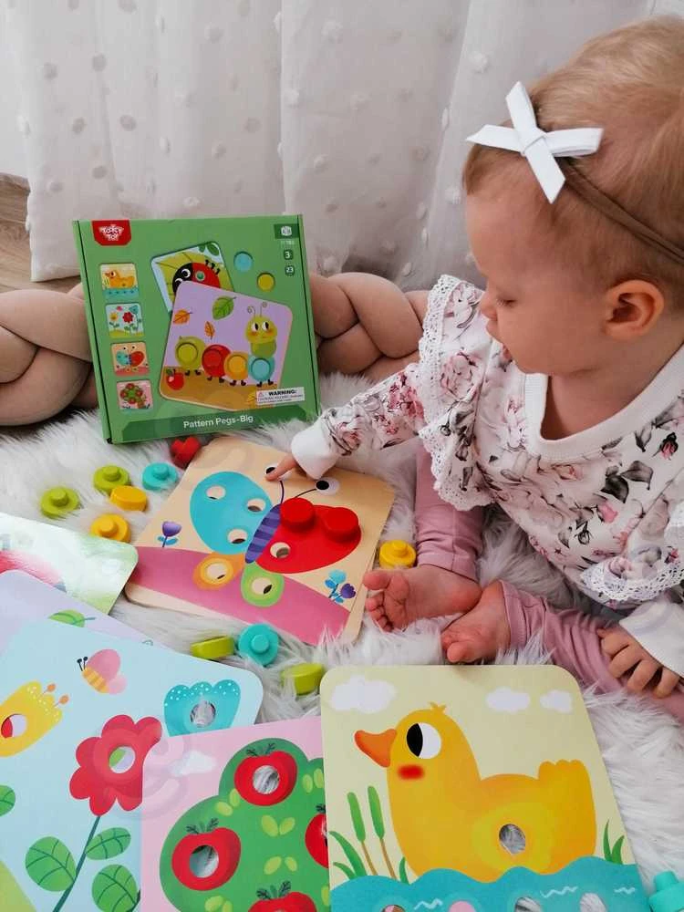 Tooky Toys Medinė dėlionė su gyvūnais Tooky Toy 1547