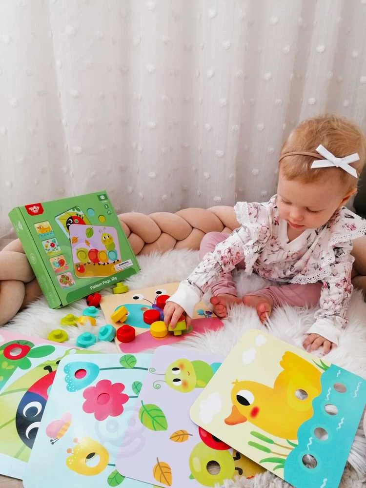 Tooky Toys Medinė dėlionė su gyvūnais Tooky Toy 1547