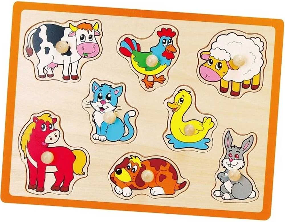 Medinė Dėlionė Farm Viga Toys