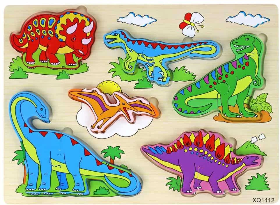 Drewniane 3D medinė dėlionė Leantoys, 11 d.