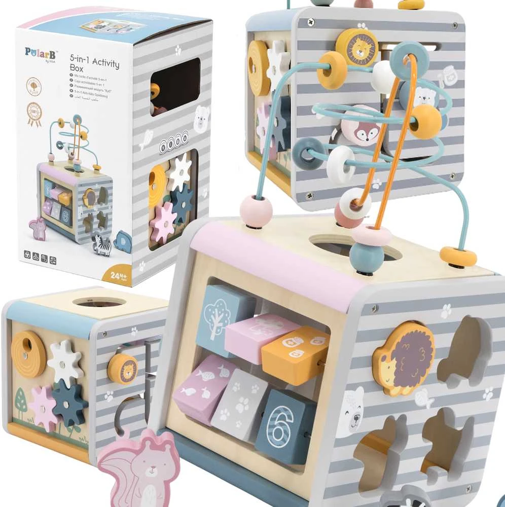 Viga Toys Lavinantis Medinis Žaislas VIGA Polar 5w1
