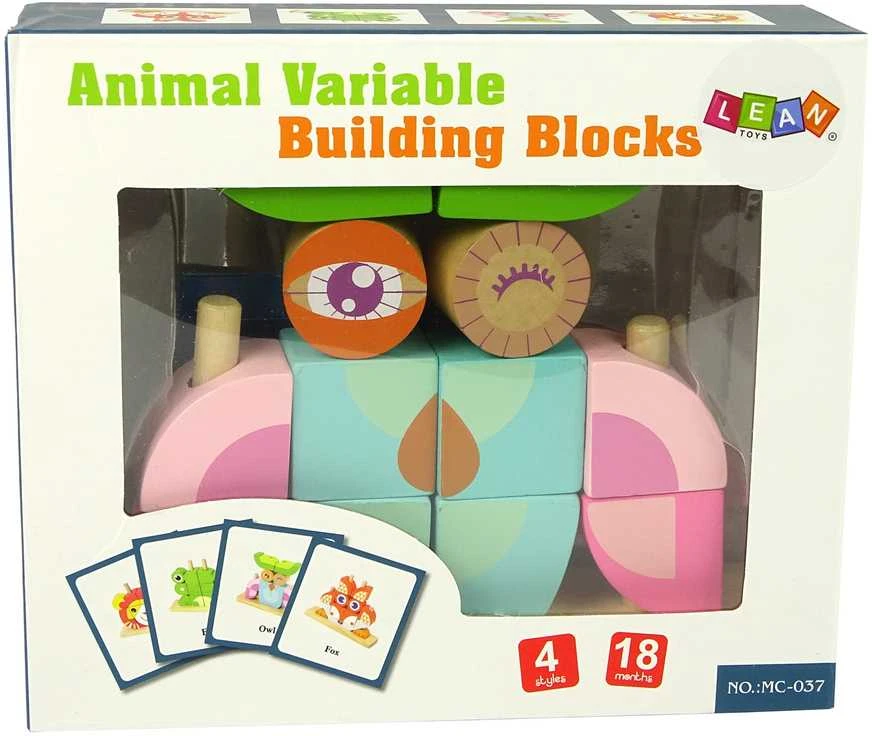 Medinė erdvinė dėlionė vaikams Lean Toys Pelėda 3D