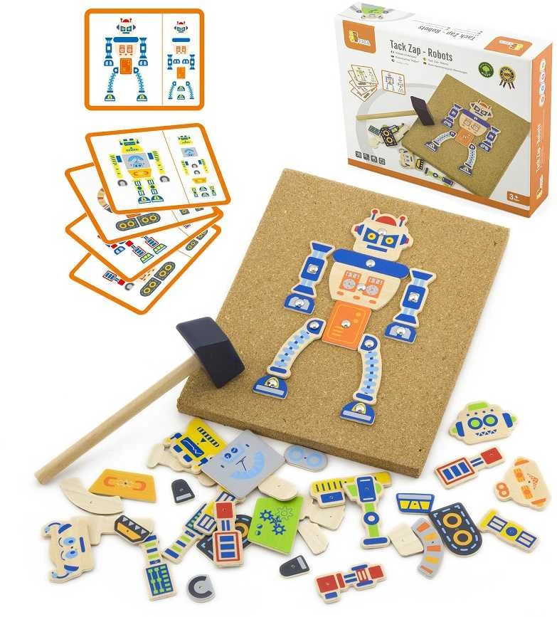 Viga Toys Medinė Priešgaisrinė Statyba 45 elementai
