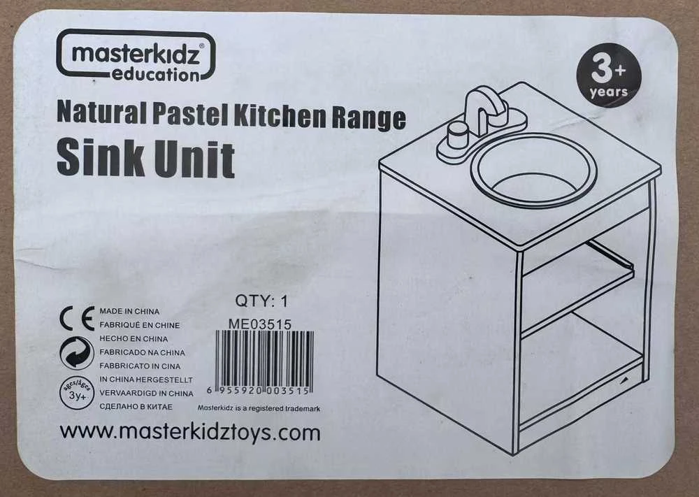 Medinė spintelė su kriaukle MASTERKIDZ