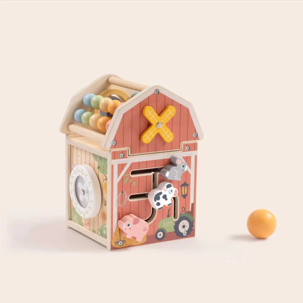 Tooky Toys Medinė TOOKY TOY veiklos stotelė