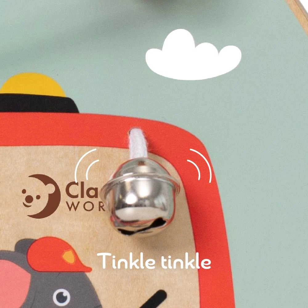 CLASSIC WORLD Manipuliacinė lenta 6in1 Su gaisrininku