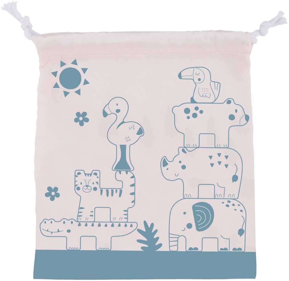 Tooky Toys Medinės Montessori kaladėlės Gyvūnėliai TOOKY TOY