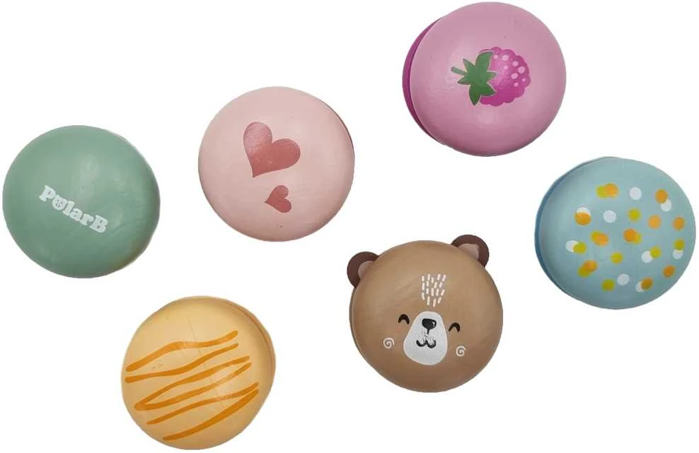 Viga Toys Viga PolarB Mediniai Makaronai 6 Vnt. Rinkinys