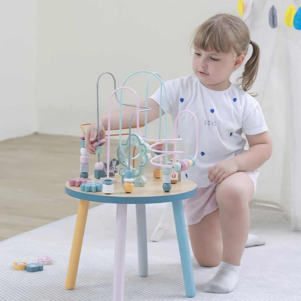 Viga Toys Medinis Edukacinis Stalas Manipuliacija Su Gyvūnais