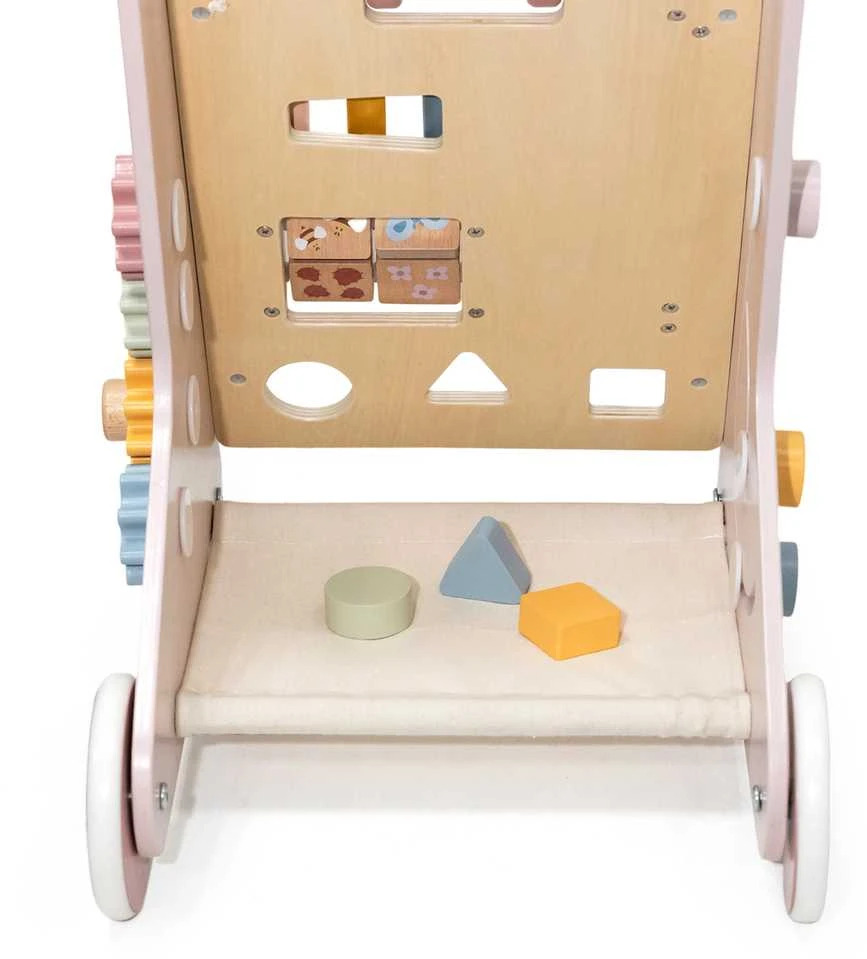 Viga Toys Medinis rožinis stumdukas PolarB
