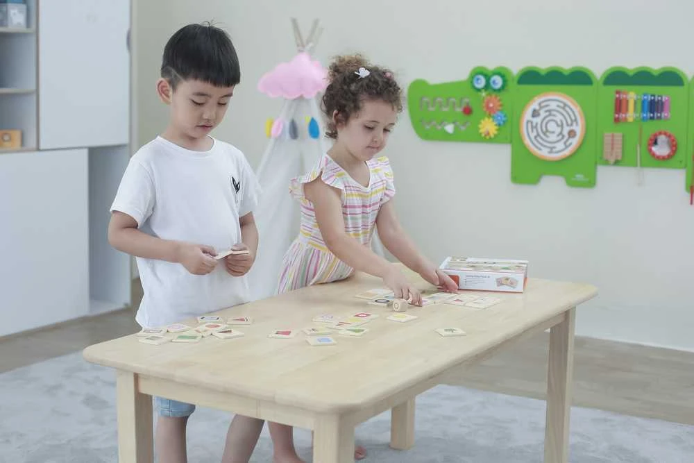 Viga Toys Medinis edukacinis žaidimas formų rūšiavimo dėlionė VIGA 37vnt