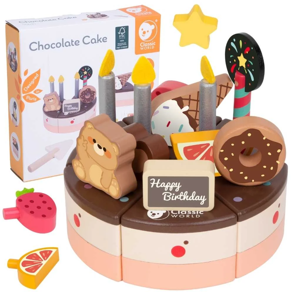 ClassicWorld Medinis gimtadienio tortas vaikams CLASSIC WORLD