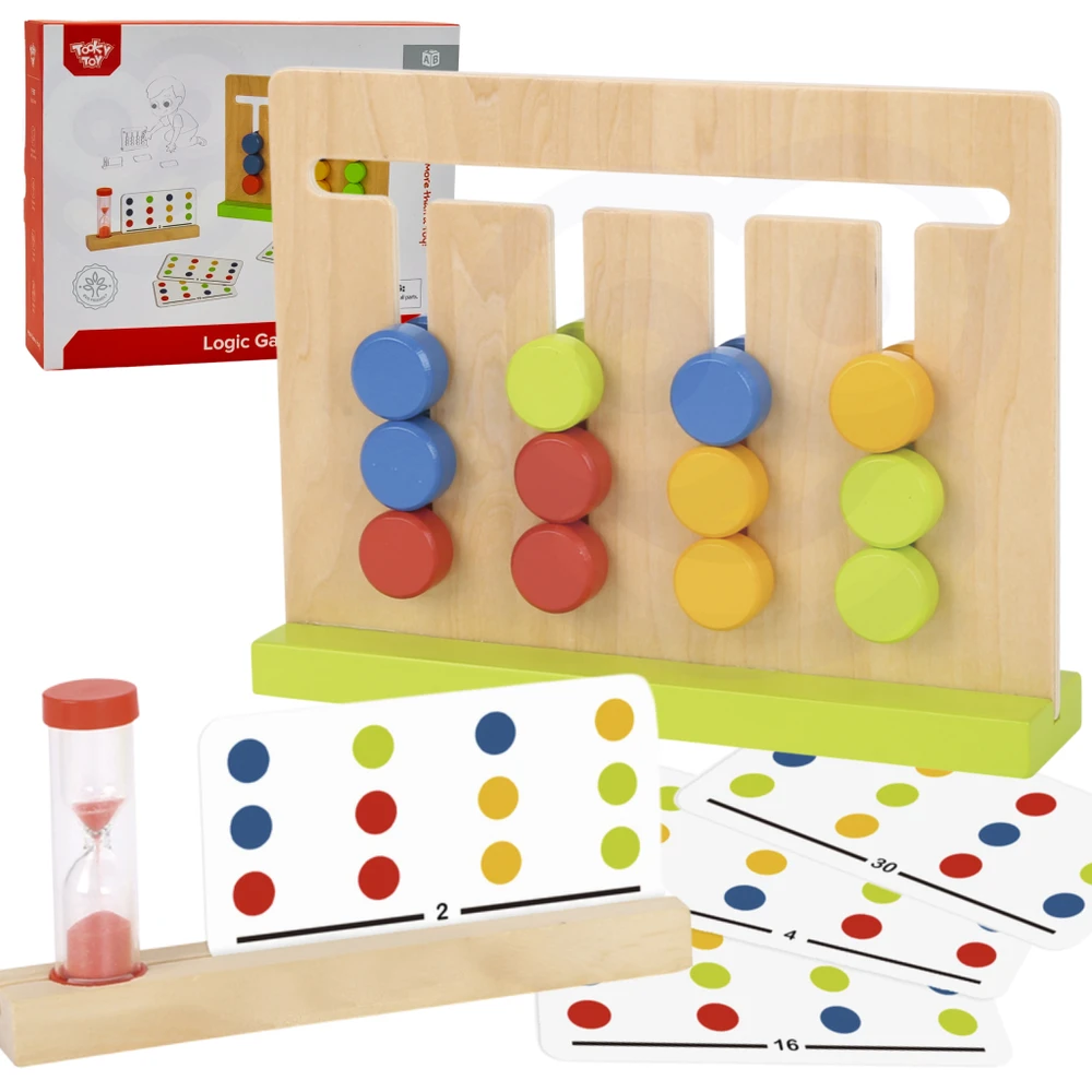 Tooky Toys Medinis loginis žaidimas TOOKY TOY 18vnt
