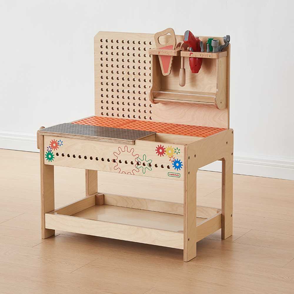 Medinis Montessori dirbtuvėlių stalas MASTERKIDZ STEM