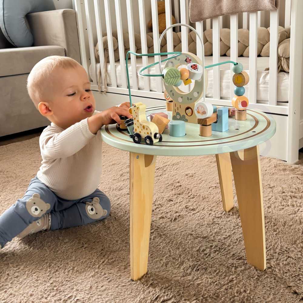Tooky Toys Medinis Montessori veiklos stalas TOOKY TOY