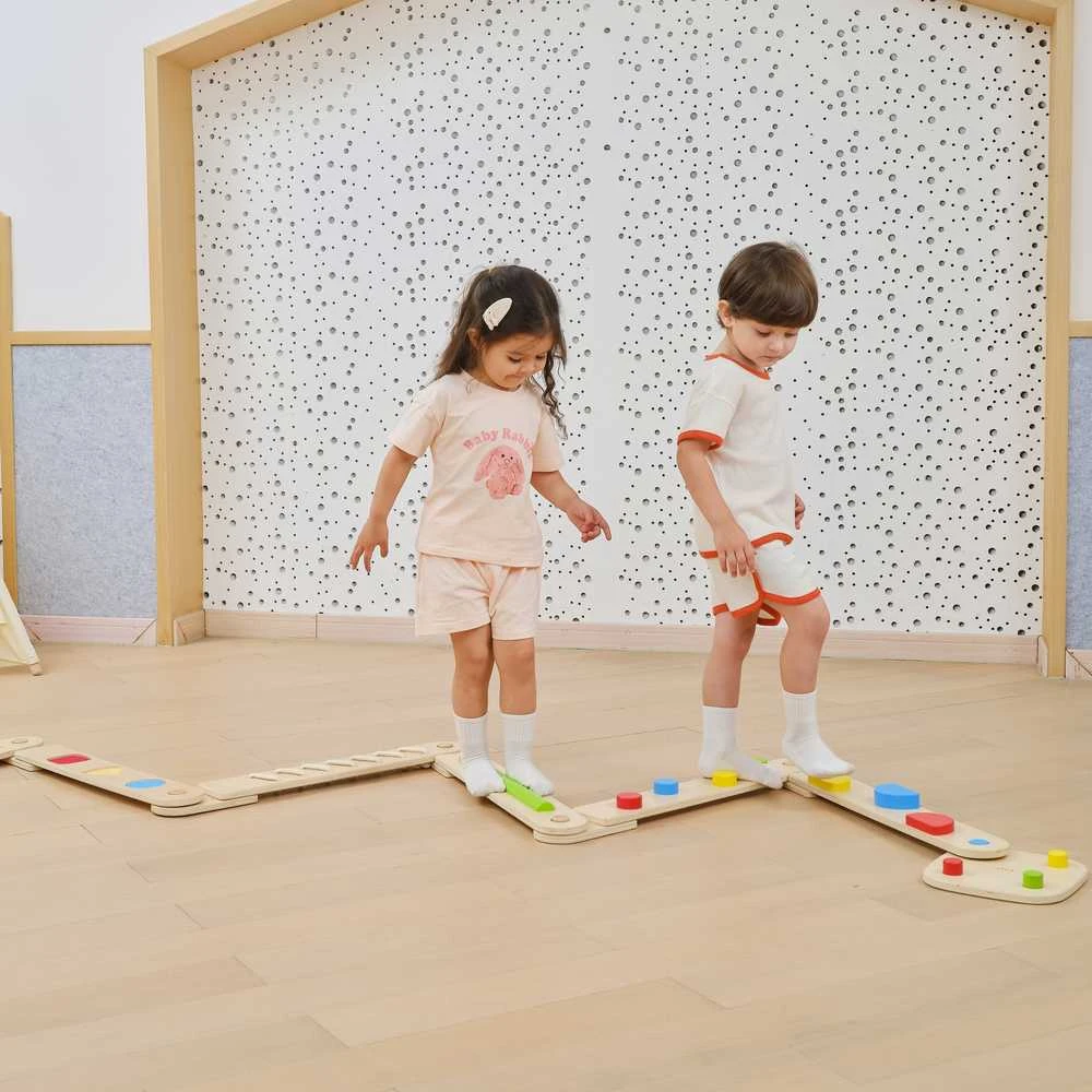 Viga Toys Medinis sensorinis balansavimo takelis VIGA