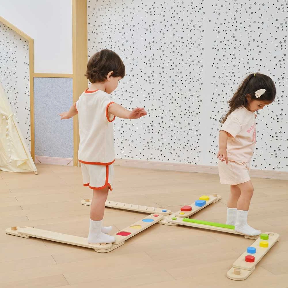 Viga Toys Medinis sensorinis balansavimo takelis VIGA
