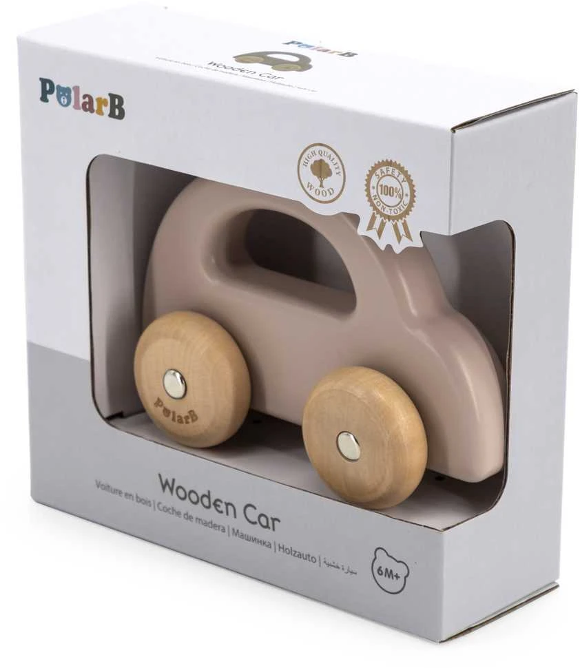 VIGA 44225 PolarB Medinis žaislinis automobilis rudas