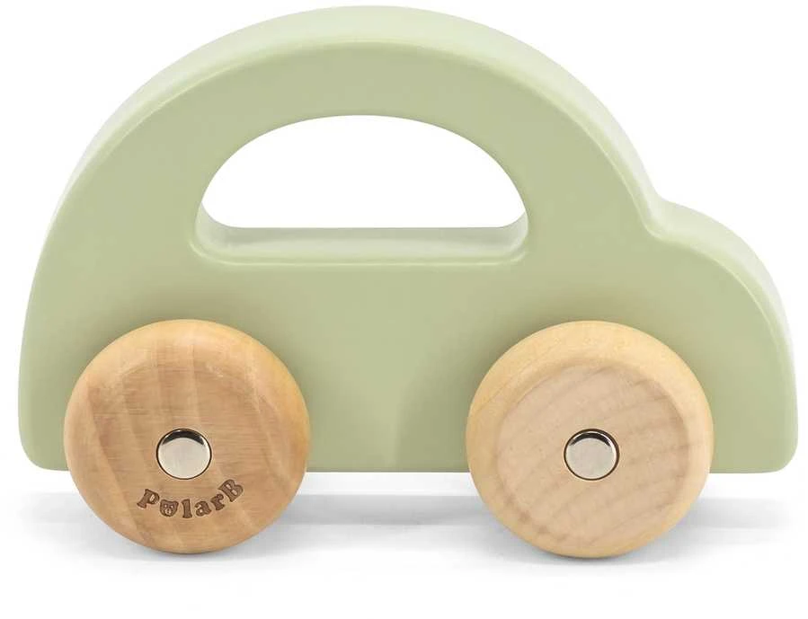 Viga Toys VIGA Medinis Traukiamas Žaislas Automobilis Žalias