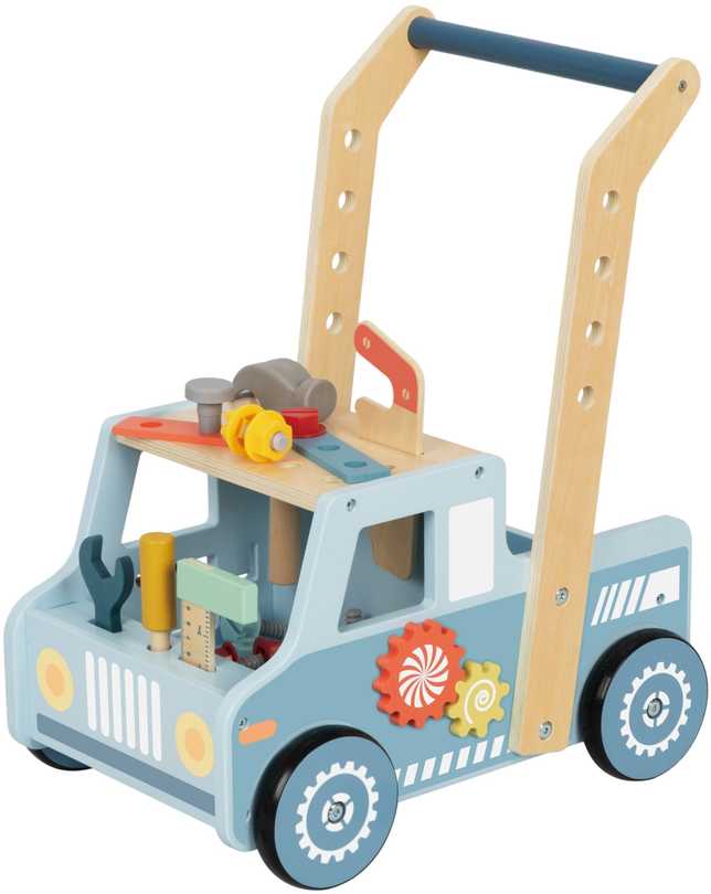 Tooky Toys Medinis TOOKY TOY stumdukas automobilis su STEM dirbtuve
