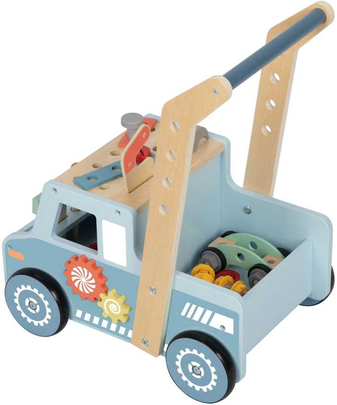 Tooky Toys Medinis TOOKY TOY stumdukas automobilis su STEM dirbtuve