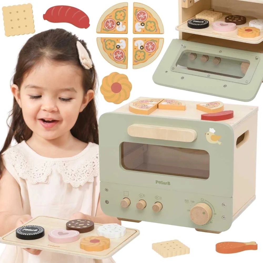 Viga Toys Medinis VIGA kepimo rinkinys su orkaite