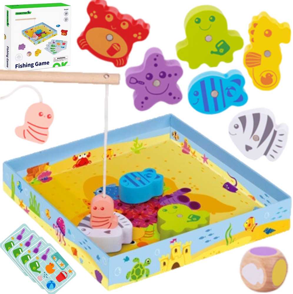 Tooky Toys Medinis žaidimas Žvejyba TOOKY TOY