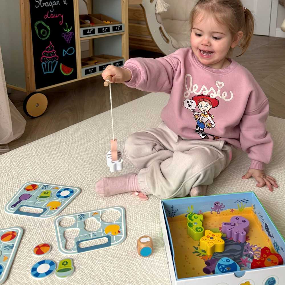 Tooky Toys Medinis žaidimas Žvejyba TOOKY TOY