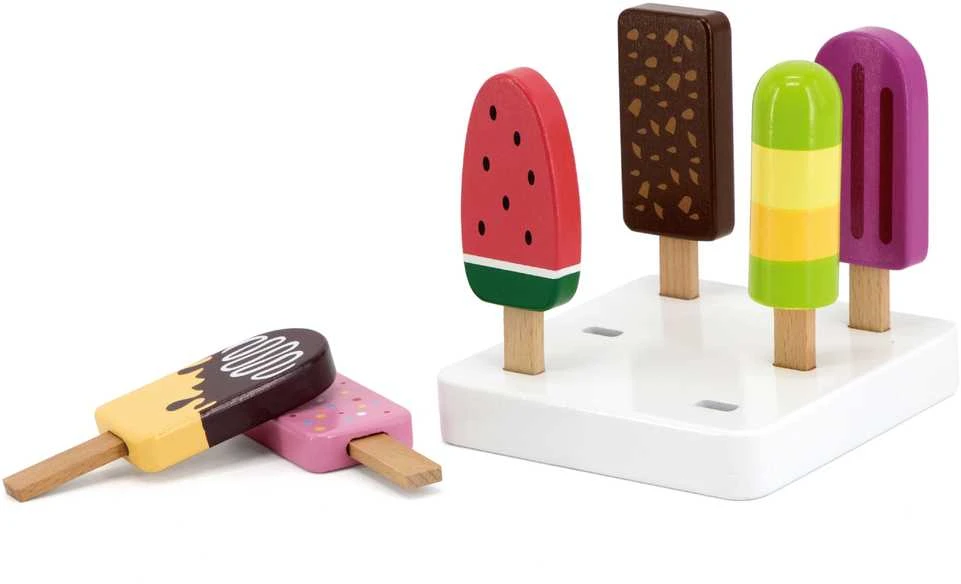 Viga Toys VIGA Medinė Žaislų Rinkinys - Ledai Ant Lazdelės?