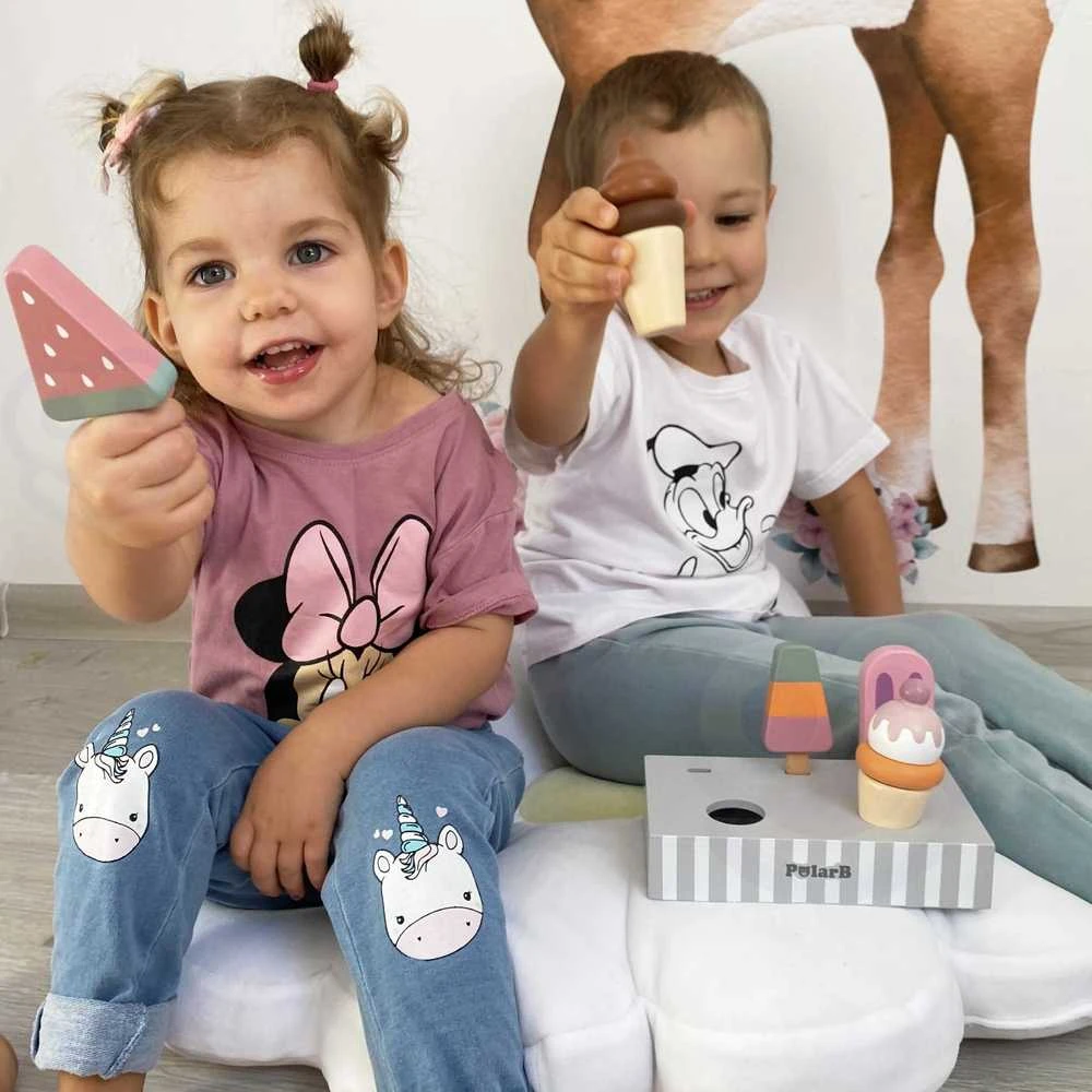 Viga Toys Medinių ledų rinkinys VIGA PolarB