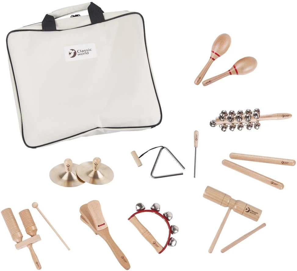 Classic World Edu Classic World Muzikiniai Instrumentai Nustatykite 9 Priklausomų Priemonių