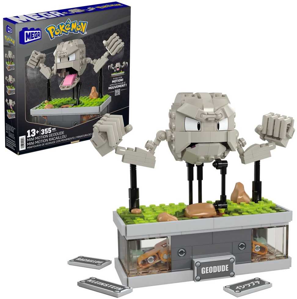 Mattel Mini Pokémon Geodude konstravimo rinkinys
